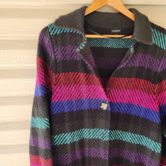 Torrid Coatigan collared sweater - Picture 9 of 13